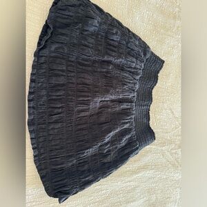 Short black skirt